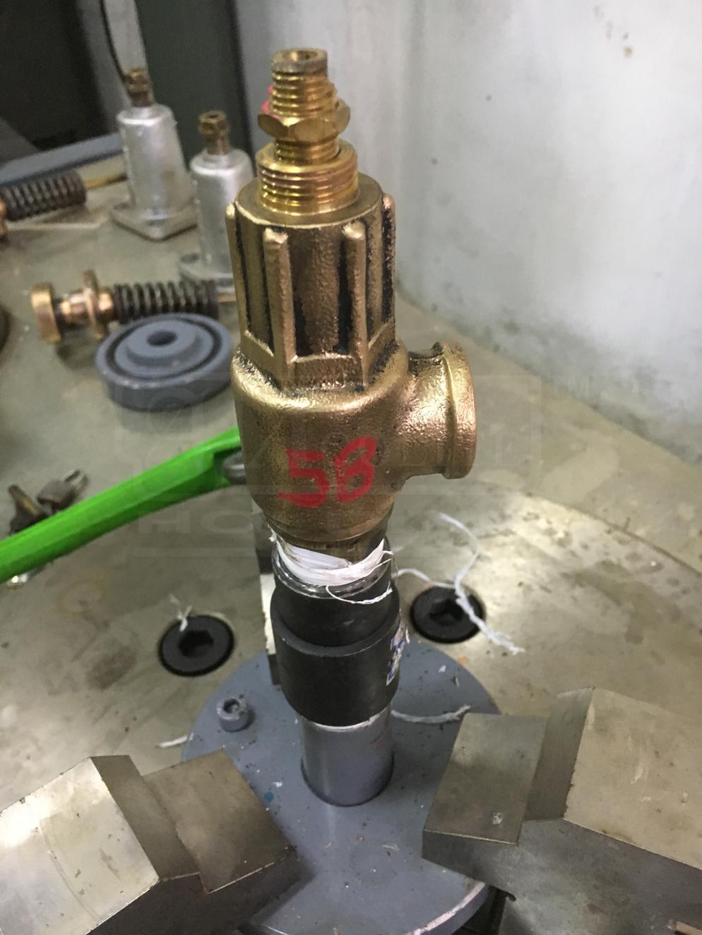 Safety valve calibration service